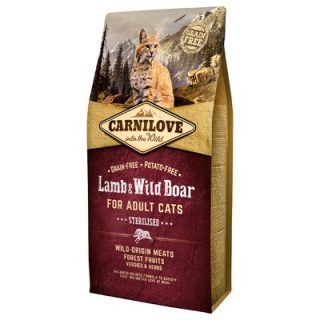 Adult Lamb & Wild Boar - Sterilized Carnilove