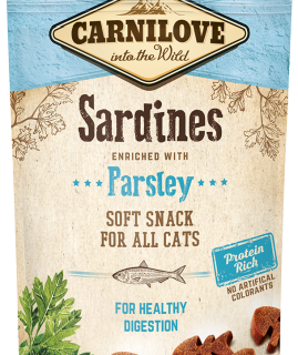 Cat Snack Soft Sardines enriched with Parsley