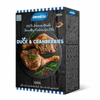 Μπισκότα Σκύλου Duck & cranberries